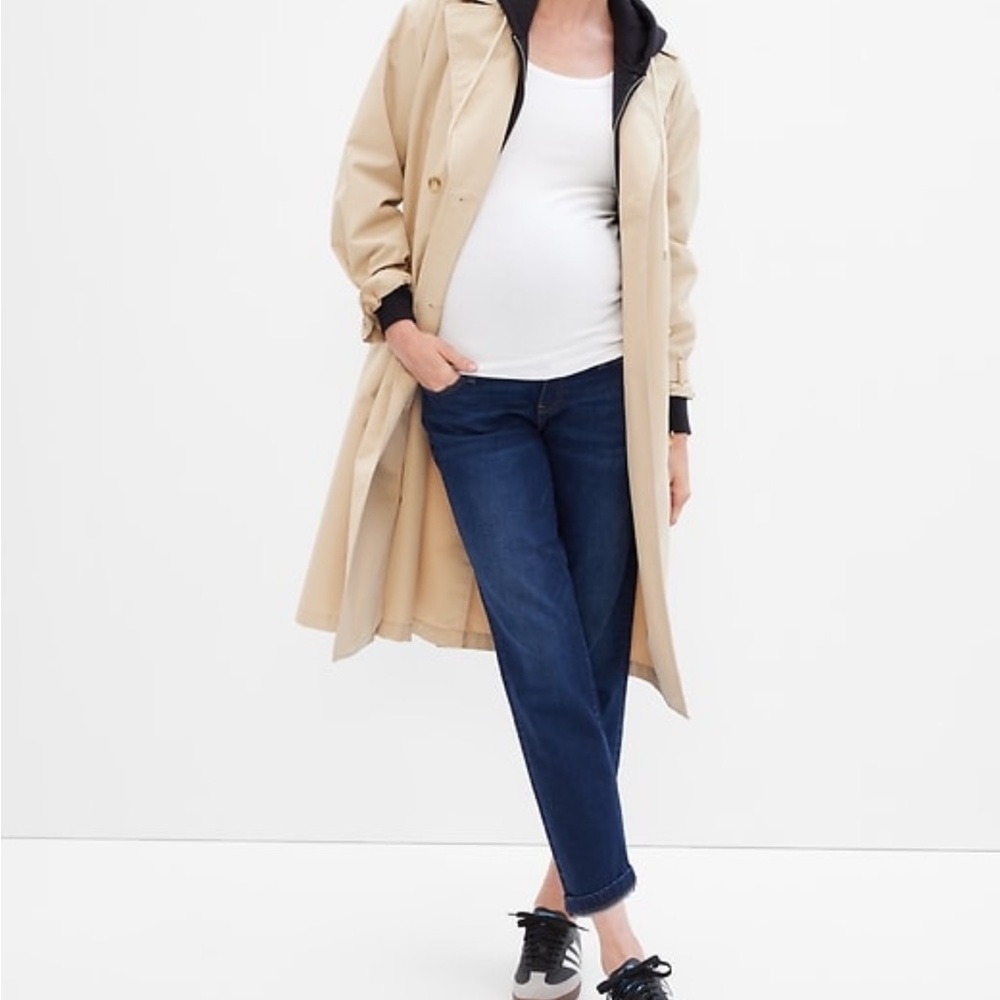 Gap maternity jeans - Maternity True Waistband full panel girlfriend Jean
